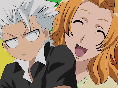 Download Rangiku Matsumoto Tōshirō Hitsugaya Anime Bleach Wallpaper