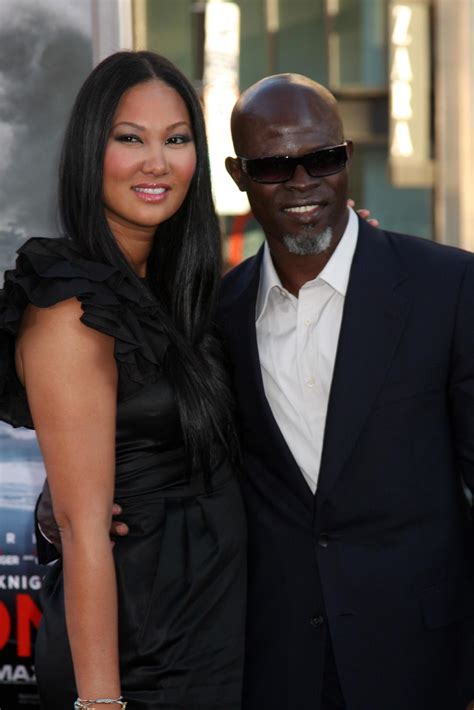 Los Angeles Jul Kimora Lee Simmons Djimon Hounsou Arrive At The