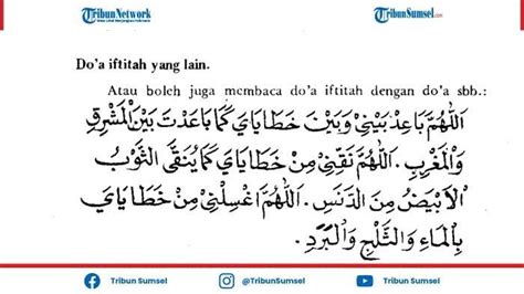 Dua Macam Doa Iftitah Sesuai Hadits Dan Putusan Tarjih Muhammadiyah