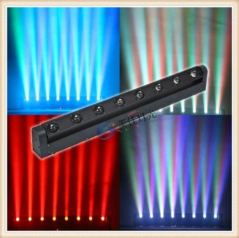 8X12W 4in1 RGBW CREE LED Linear Beam Rotation Bar Moving Head Beam