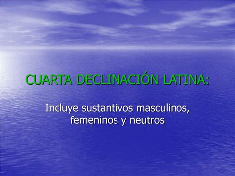 PPT PRIMERA DECLINACIÓN LATINA PowerPoint Presentation free download ID 479263
