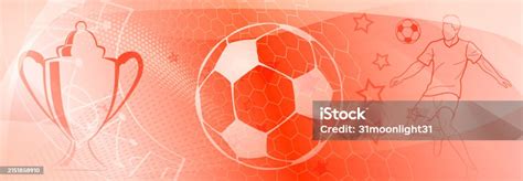 Football Themed Background Stock Illustration Download Image Now Abstract Adult Adults