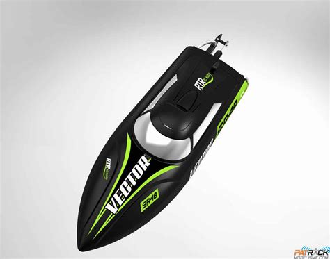 Volantex rc Racent Vector SR48 BRUSHLESS Boat Noir Prêt à naviguer