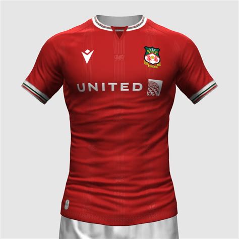 Afc Wrexham Home Kit Fifa Kit Creator Showcase