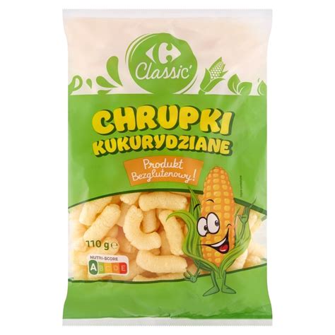 Carrefour Classic Chrupki kukurydziane 110 g Zakupy online z dostawą