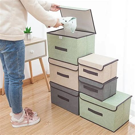 Коробка для одежды, 8 цветов, коробка для всякой всячины с крышкой ...
