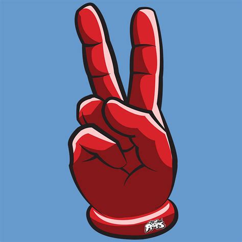 Peace Sign [Hand Gesture] | Big Hand Props