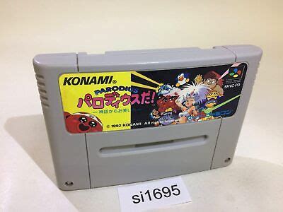 Si Parodius Da Shinwa Kara Owarai He Snes Super Famicom Japan Ebay