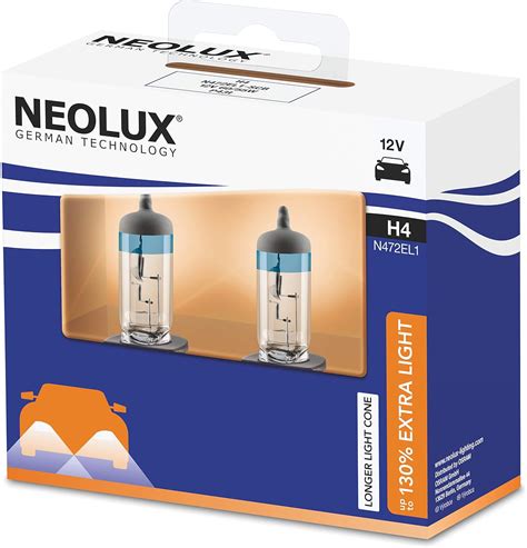 NEOLUX Halogen Headlight Bulb Amazon Co Uk Automotive