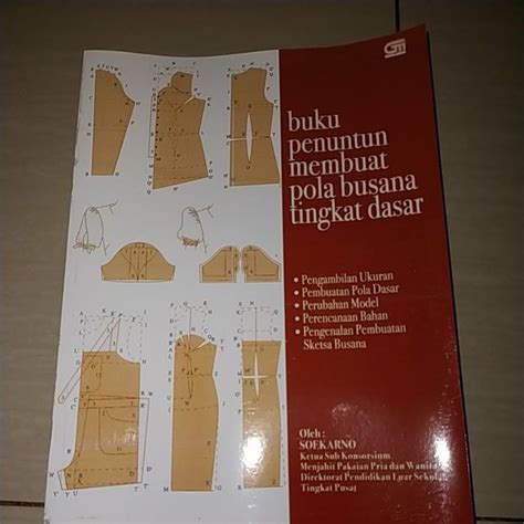 Jual Buku Penuntun Membuat Pola Busana Tingkat Dasar Shopee Indonesia