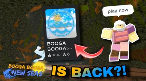 Booga Booga New Seas Is Back Roblox Youtube