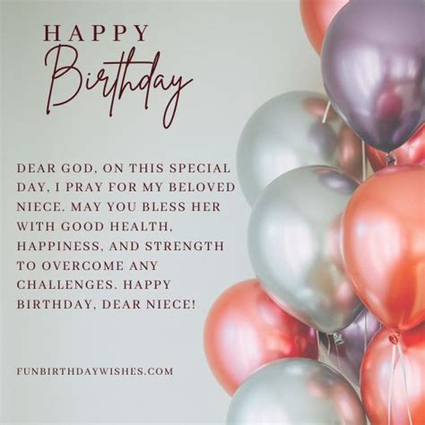 Birthday Prayers For Niece