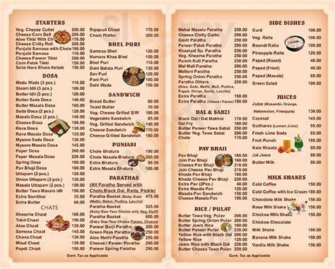 Khasiyat The Paratha House Men Mumbai Main Menu Sluurpy