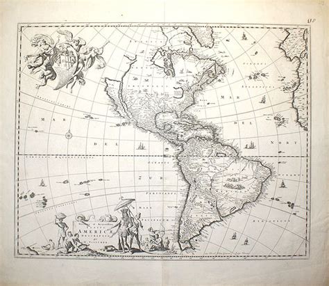 Novissima Et Accuratissima Totius Americae Descriptio Per N Visscher