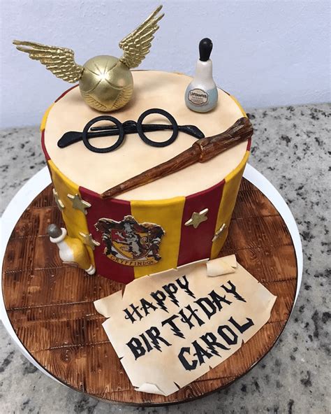 Gryffindor Birthday Cake Ideas Images Pictures