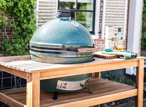 Big Green Egg Xl Eucalyptus Tafel Incl Wielen Bbq Green Egg Store