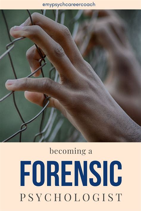 Becoming A Forensic Psychologist By My Psychology Career Coach