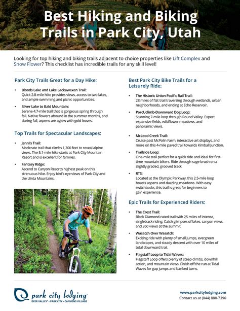 The Best Hiking and Biking Trails in Park City, Utah