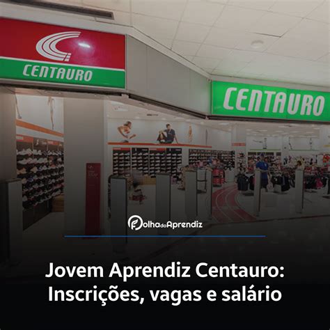 Jovem Aprendiz Centauro Vagas E Inscri Es Abertas Folha Do