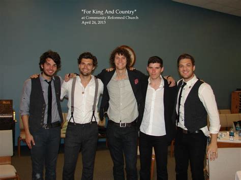 King and country, For king and country, Christian singers