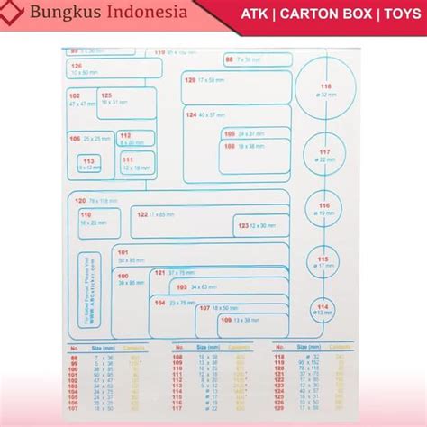 Jual Stiker Label Abc Self Adhesive Label Label Undangan