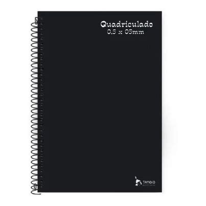 Caderno Quadriculado Capa Dura Espiral X Mm Tamoio Shopee Brasil