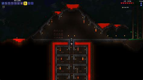 Volcano Base I Made For My New Playthrough Wip Rterraria