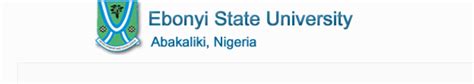 Ebonyi State University Courses 2025 | EBSU All Programmes