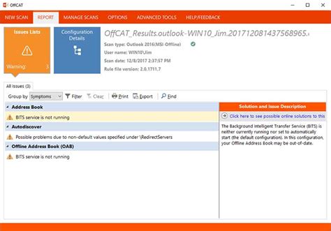 Microsoft Office Configuration Analyzer Tool Offcat