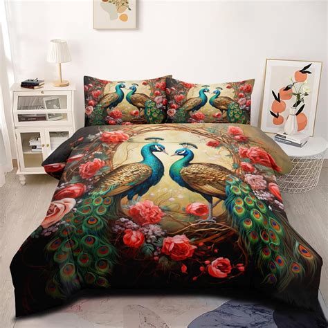 Ccoutuechen Peacock Comforter Set Review Your Bird Buddy