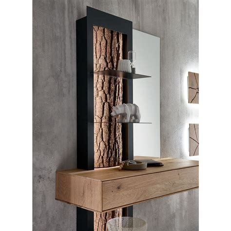 Hartmann Runa Garderobe Kombination 100 Massivholz Kerneiche Natur Mit Applikation Rinde