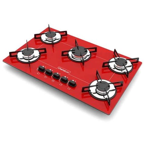 Cooktop 5 Bocas Ultra Chama Vermelho Chapa Chamalux Shopee Brasil