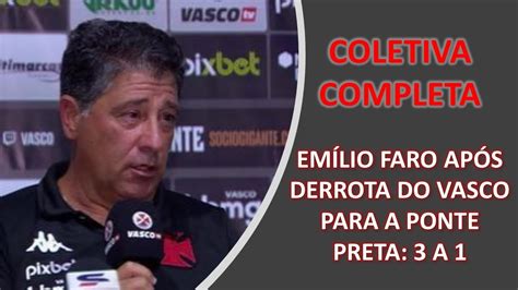 NA ÍNTEGRA CONFIRA A ENTREVISTA COMPLETA DO TÉCNICO EMÍLIO FARO APÓS