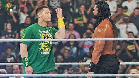 Wwe Summerslam 2021 John Cena Vs Roman Reigns Match Officially Announced Check Match Time