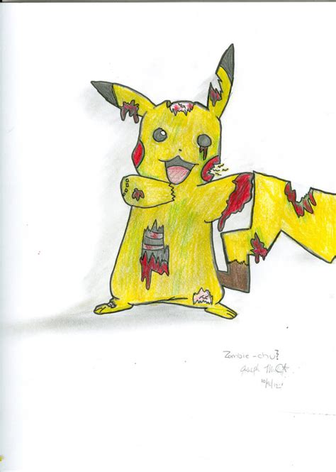 Zombie Pikachu by crazydancepartydude on deviantART