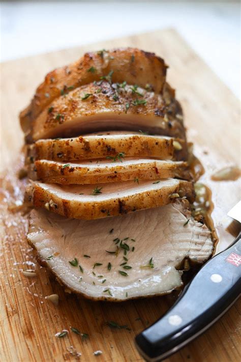 Simple Crock Pot Pork Loin Recipe with Honey Garlic Glaze - Kit's Kitchen