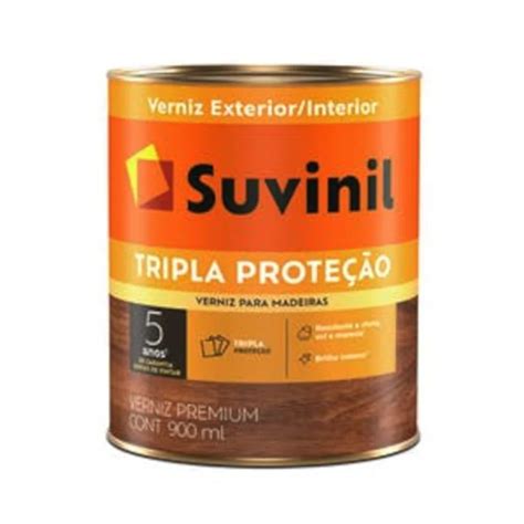 Verniz Triplo Filtro Solar Brilhante 900ml Mogno SUVINIL Sertão