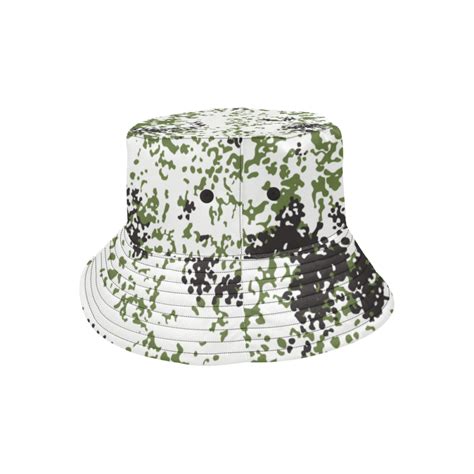 Snow Flecktarn Schneetarn Fleck Camouflage Bucket Hat For Men Mega Camo