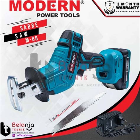 Jual MODERN Reciprocating Saw Cordless Mesin Gergaji Sabre Saw M68 M 68