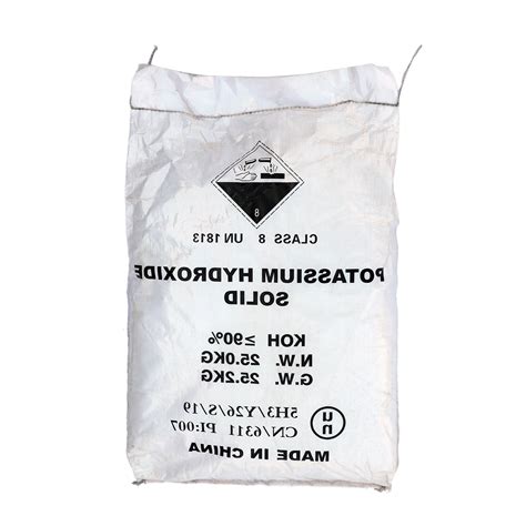 Potassium Hydroxide Flakes Koh Industrial Grade Cas