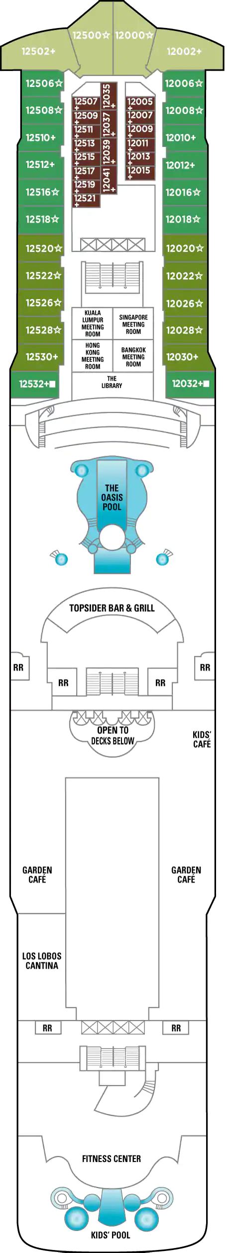 Norwegian Dawn Deck Plans | CruiseInd