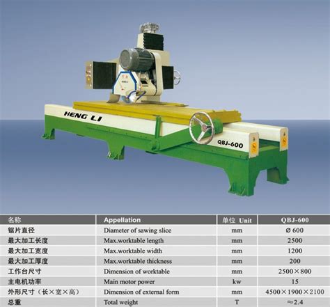 Manual Stone Edge Saw Trimming Machine Slab Chamfering Machinery For