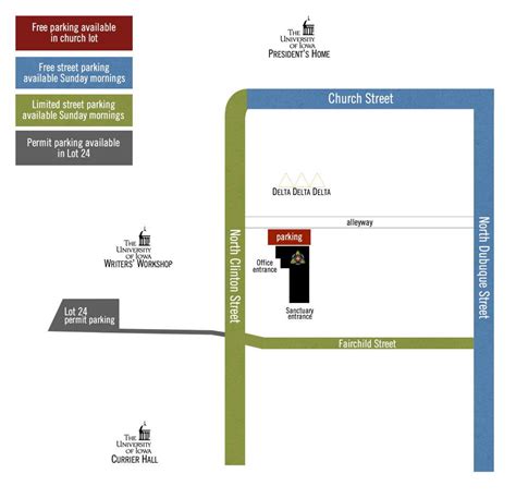 University Of Iowa Campus Map Parking