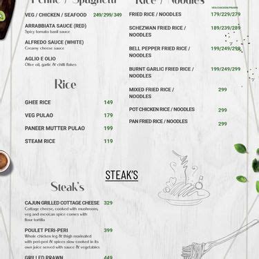 Menu Of WTF Way To Fly Resto Pub Pondicherry