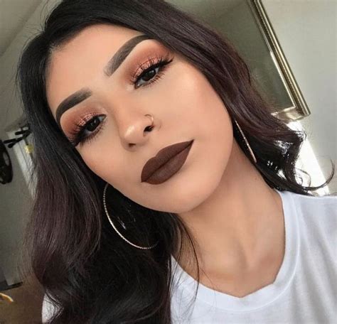 Makeup Looks Pinterest Makeup Brown Lipstick Makeup Fall Makeup Looks