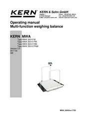 Kern MWA 300 K1PM Manuals ManualsLib