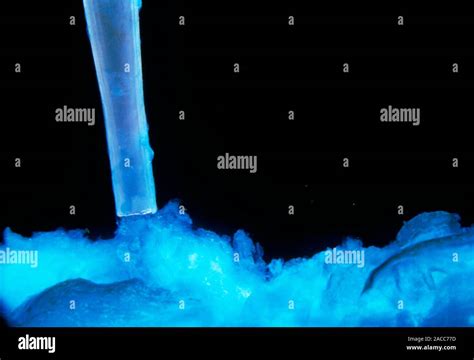 Precipitation Of Copper Ii Hydroxide A Solution Of Copper Sulphate