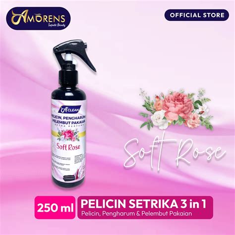 Jual Pelicin Setrika Pakaian 3 In 1 Botol Spray Pengharum Dan