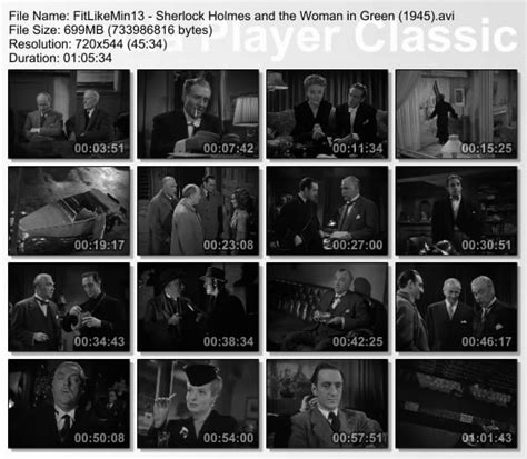 Picture Of Sherlock Holmes The Woman In Green