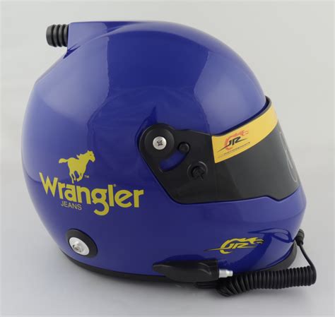 Dale Earnhardt Jr Signed Nascar Wrangler Full Size Helmet Jsa Coa